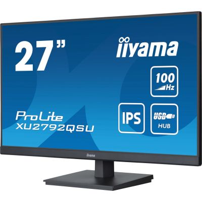 4. iiyama ProLite monitor komputerowy 68,6 cm (27") 2560 x 1440 px Dual WQHD LED Czarny
