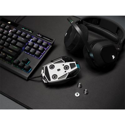 15. Corsair M65 RGB ULTRA myszka Po prawej stronie USB Typu-A Optyczny 26000 DPI