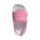 4. Klapki dla dzieci adidas Adilette Estrap 2.0 C różowe HQ9201