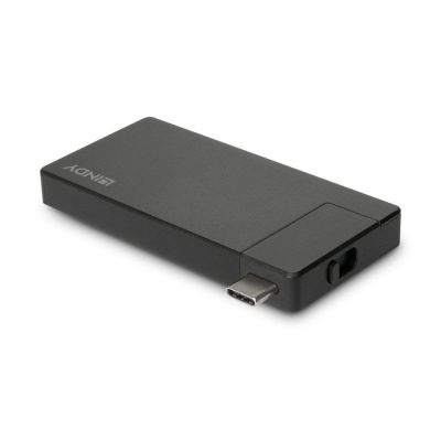 5. Lindy 43336 stacja dokująca Przewodowa USB 3.2 Gen 1 (3.1 Gen 1) Type-C Czarny