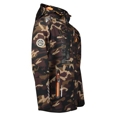 3. Kurtka Softshell Geographical Norway Royaute M WU1057H-GN-KAKI-ORANGE