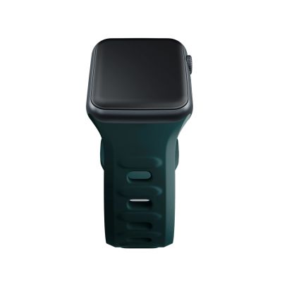 6. Pasek silikonowy 3mk Silicone Watch Strap do Apple Watch 42 / 44 / 45 / 49 mm - zielony