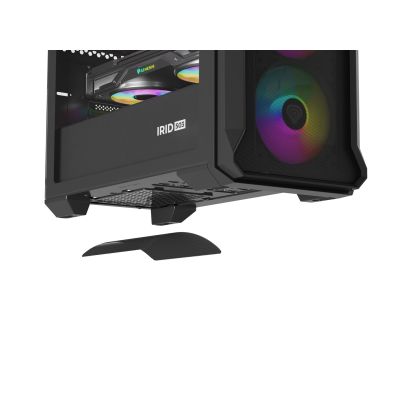 21. Obudowa NATEC Genesis Irid 503 ARGB NPC-1559 (Micro ATX. Mini ITX; kolor czarny)
