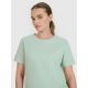 T-shirt oversize z nadrukiem damski 4F 4FWSS25TTSHF2238-47S