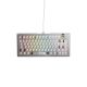 2. Klawiatura do gier Glorious GMMK 3 Pro 75% Custom Gaming-Tastatur - Barebone, ANSI-Layout, srebrna