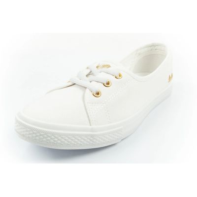 3. Lee Cooper buty trampki damskie sportowe białe wsuwane baleriny