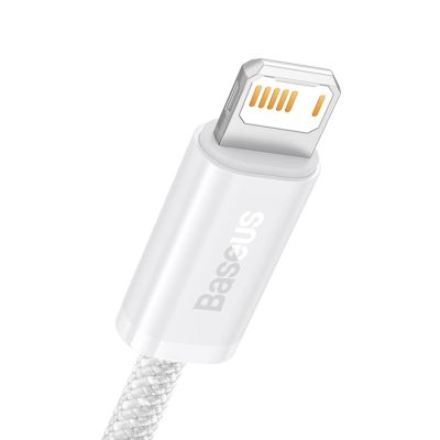 2. Kabel Baseus Dynamic Series 2,4A USB-A - Lightning 2m - biały