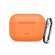 2. Etui Tech-Protect Silicone Hook na AirPods Pro - pomarańczowe
