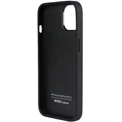 6. Etui Audi Genuine Leather na iPhone 14 - czarne