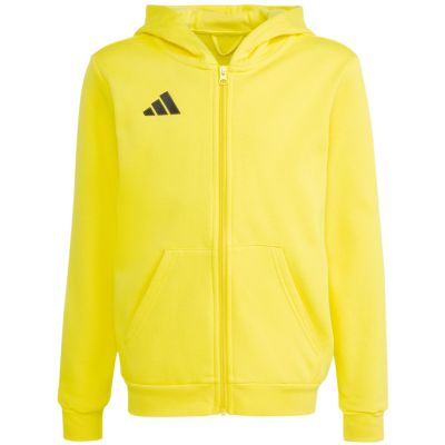 2. Bluza dla dzieci adidas Entrada 26 Full Zip Hoodie żółta KH1777