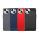 8. Elastyczne etui Carbon Case z wzorem karbon do iPhone 15 - niebieskie