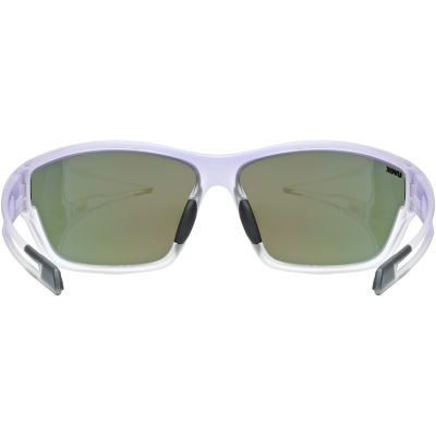 2. Okulary rowerowe Uvex Sportstyle 806 - purple fade/mirror purple