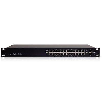18. Switch Ubiquiti EdgeSwitch 24 PoE (250W) 26p PoE ( PoE+: 24;) 220W Managed Gigabit