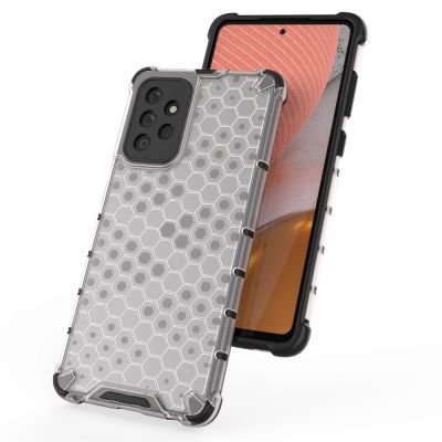 6. Honeycomb etui pancerny pokrowiec z żelową ramką Samsung Galaxy A72 4G czarny