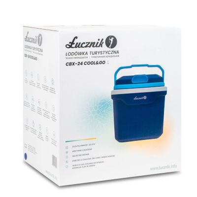 8. Lodówka turystyczna samochodowa Łucznik CBX-24 Cool&Go L 24L 12V/220-240V