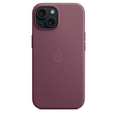 6. Etui z MagSafe Apple iPhone 15 Feingewebe Case Mullberry