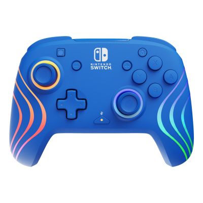 9. PDP Afterglow Wave Niebieski USB Gamepad Analogowa/Cyfrowa Nintendo Switch, Nintendo Switch OLED