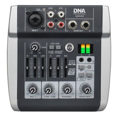 10. DNA QMX402 - Mikser analogowy z Bluetooth