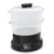6. Tefal Minicompact VC139810 szybkowar parowy 2 kosz. Wolnostojący 800 W Czarny