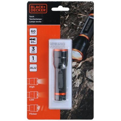 6. LATARKA TAKTYCZNA ALUMINIOWA 1W 60LUMENÓW BLACK+ DECKER