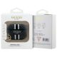 4. Guess GUAP2P4RPSK AirPods Pro 2           (2022/2023) cover czarny/black 4G Printed Stripes Charm