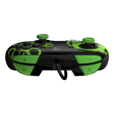 8. PDP REMATCH: 1-Up Glow in the Dark Czarny, Zielony USB Gamepad Analogowa/Cyfrowa Nintendo Switch, Nintendo Switch OLED