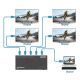 9. Manhattan 208369 rozgałęziacz telewizyjny HDMI 4x HDMI