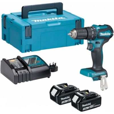 MAKITA WKRĘTARKA UDAROWA 18V DHP485RAJ 50/27Nm 2x2,0Ah BL