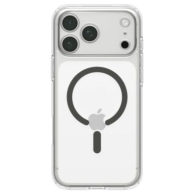 4. Etui Spigen Ultra Hybrid MagSafe na iPhone 18 Pro Max / 17 Pro Max - przezroczysto-grafitowe