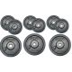 9. OBCIĄŻENIE ŻELIWNE CZARNE 10 KG BEST SPORTING fi 30mm