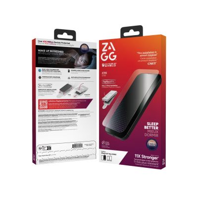 5. ZAGG Invisibleshield Glass XTR5 - szkło ochronne z grafenem i filtrem światła niebieskiego do iPhone Air