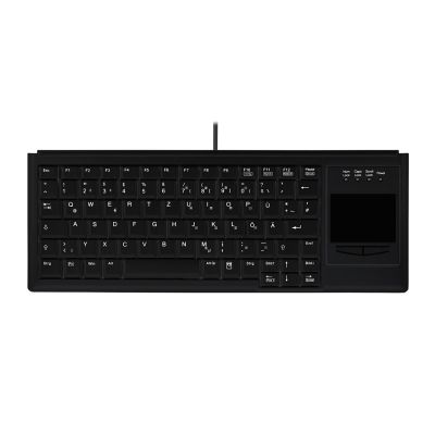 Contour Design Active Key AK-4400-GU klawiatura Przemysłowy USB QWERTZ Niemiecki Czarny