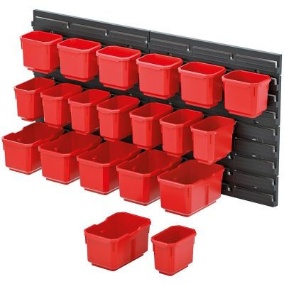 2. TABLICA WARSZTATOWA Z ZESTAWEM 20 POJEMNIKÓW ORDERLINE KISTENBERG