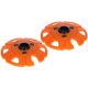 12. Kije skitourowe VIKING Kangri Skitouring 65-135cm, szaro-pomarańczowe