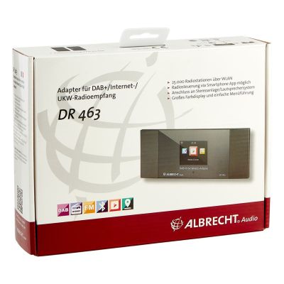 6. Adapter radia internetowego DR 463 Bluetooth DAB+ DLNA
