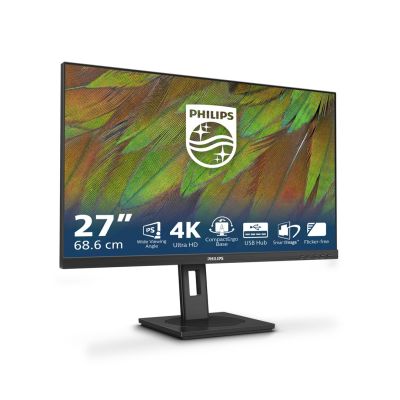 3. Monitor Philips 27" 27B1N3800/00 IPS 4K UHD 60Hz 2xHDMI DP 5xUSB głośniki