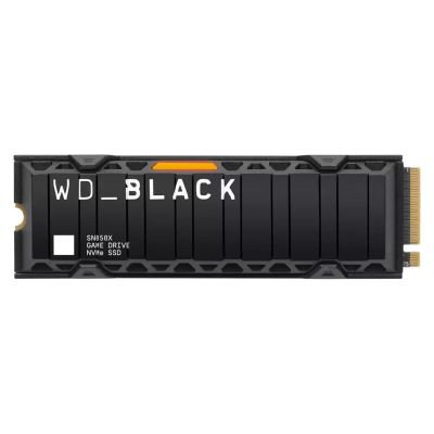 SSD PCIE G4 M.2 2TB W/HEATSINK/BLACK SN850X WDS200T2XHE WDC