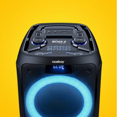 3. Niceboy PARTY Boss 2 (200W) Głośnik mono przenośny Czarny