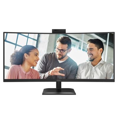 9. Monitor AOC 86,3 cm (34") CU34E4CW 21:09 2xHDMI+DP+USB-C+Webcam Curv.