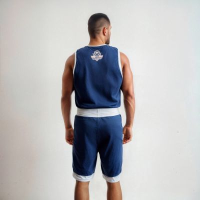 8. Dwustronny turniejowy strój bokserski DBX Bushido