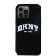 3. Etui DKNY Liquid Silicone White Printed Logo MagSafe na iPhone 14 Pro Max - czarne