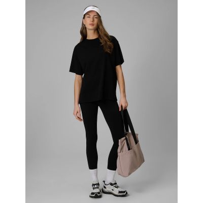 3. T-shirt loose gładki damski 4F 4FRAW25TTSHF3624-20S