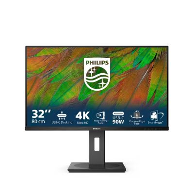 Monitor Philips 3000 series 32B1U3900/00 komputerowy 80 cm (31.5") 3840 x 2160 px 4K Ultra HD LCD Czarny