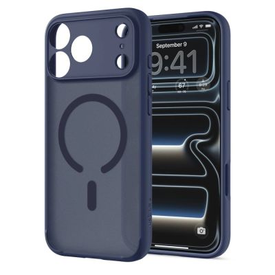 3. Etui Spigen Ultra Hybrid MagSafe na iPhone 18 Pro Max / 17 Pro Max - ciemnoniebieskie