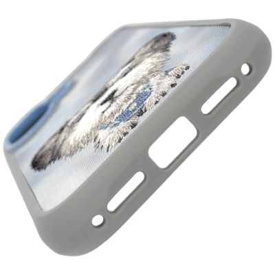 4. Etui Nimmy Big Eyed Pet 2.0 Dog do iPhone 17 - szare