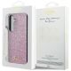 16. Etui Guess Glitter Script na Samsung Galaxy S24+ - fioletowe