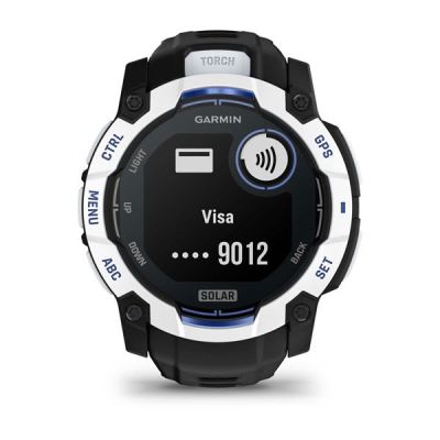 13. Smartwatch Garmin Instinct 3 Solar 010-02935-03 50mm czarno-biały