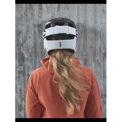 4. Kask rowerowy POC Otocon Race Mips czarno biały