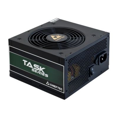 Chieftec Task TPS-500S moduł zasilaczy 500 W 24-pin ATX ATX Czarny