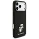 4. Etui Karl Lagerfeld Silicone Karl&Choupette Metal Pin iPhone 18 Pro Max / 17 Pro Max - czarne